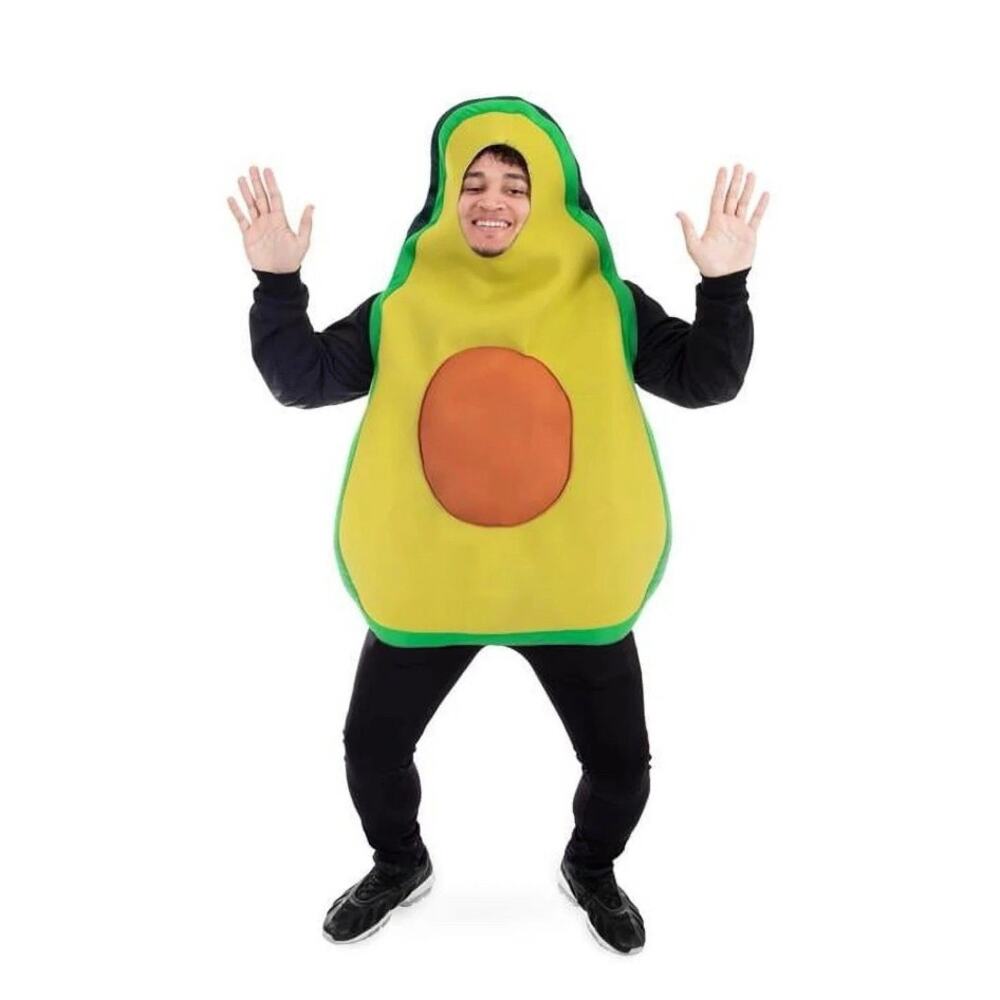 Brand New Hauntlook Adult One Size Amazing Avocado Halloween Costume Dress Up